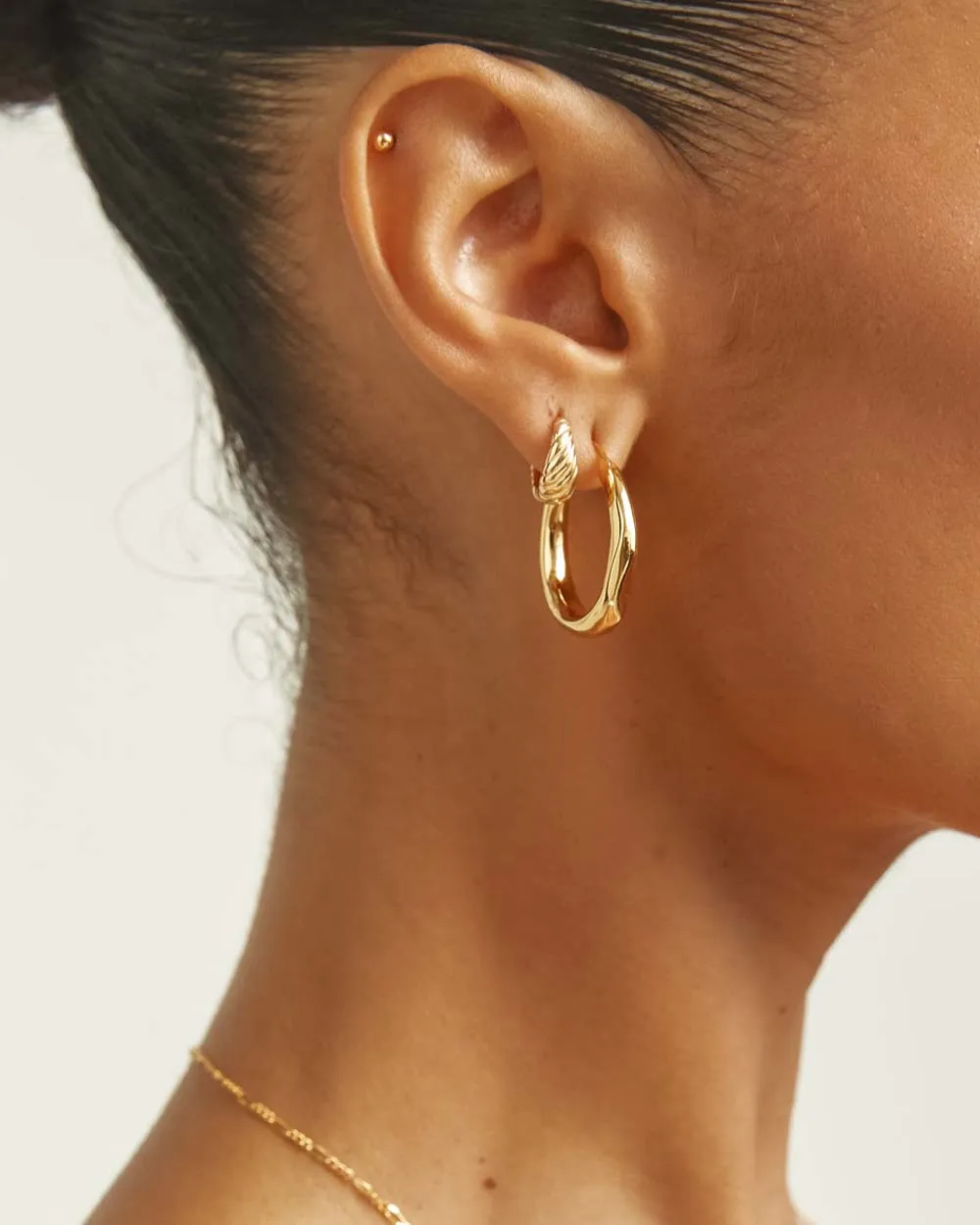 Organica Hoop Earrings Small