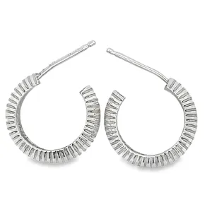 P214 Medium Thick Hoops