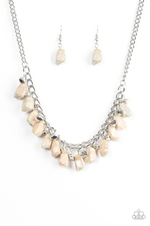 Paparazzi Necklace ~ Rocky Shores - Brown