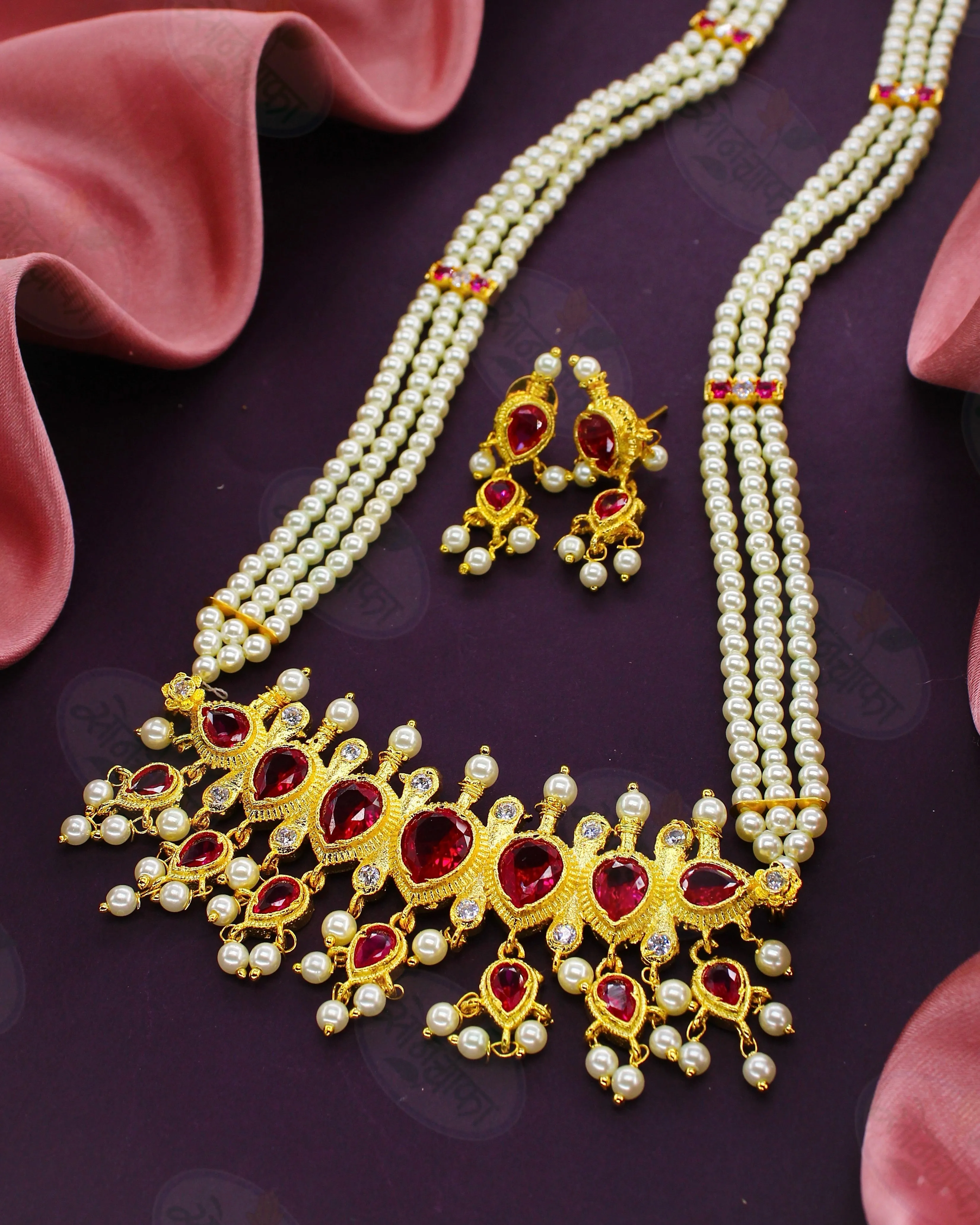 REGAL ELEGANCE  TANMANI NECKLACE