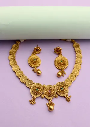 REGAL FLORET RAJWADI NECKLACE