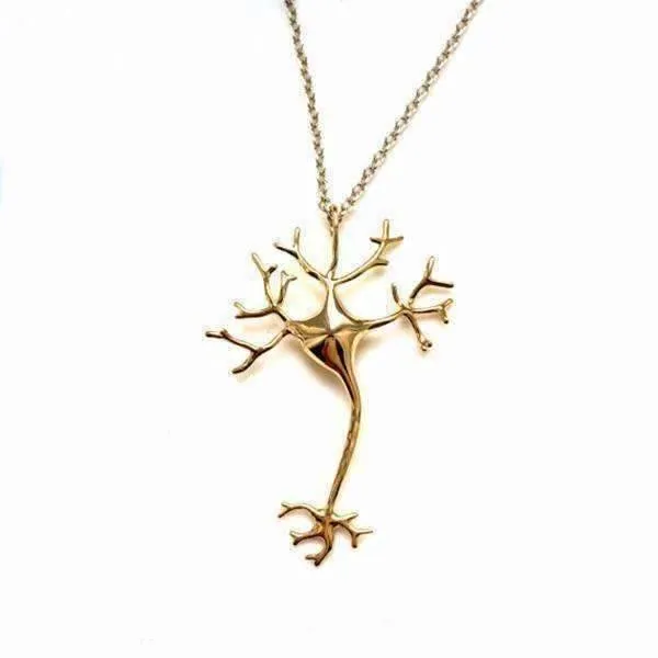 Roots Tribal Family Tree Pendant Necklace in Rose or Yellow Gold