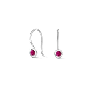 Ruby Dewdrop Earrings