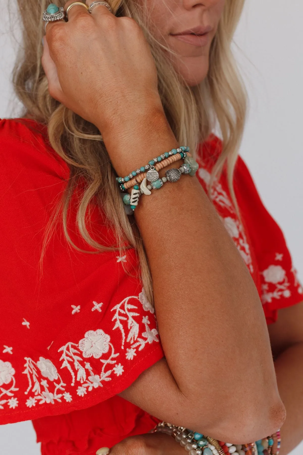 San Antonio Bracelet Set - Turquoise