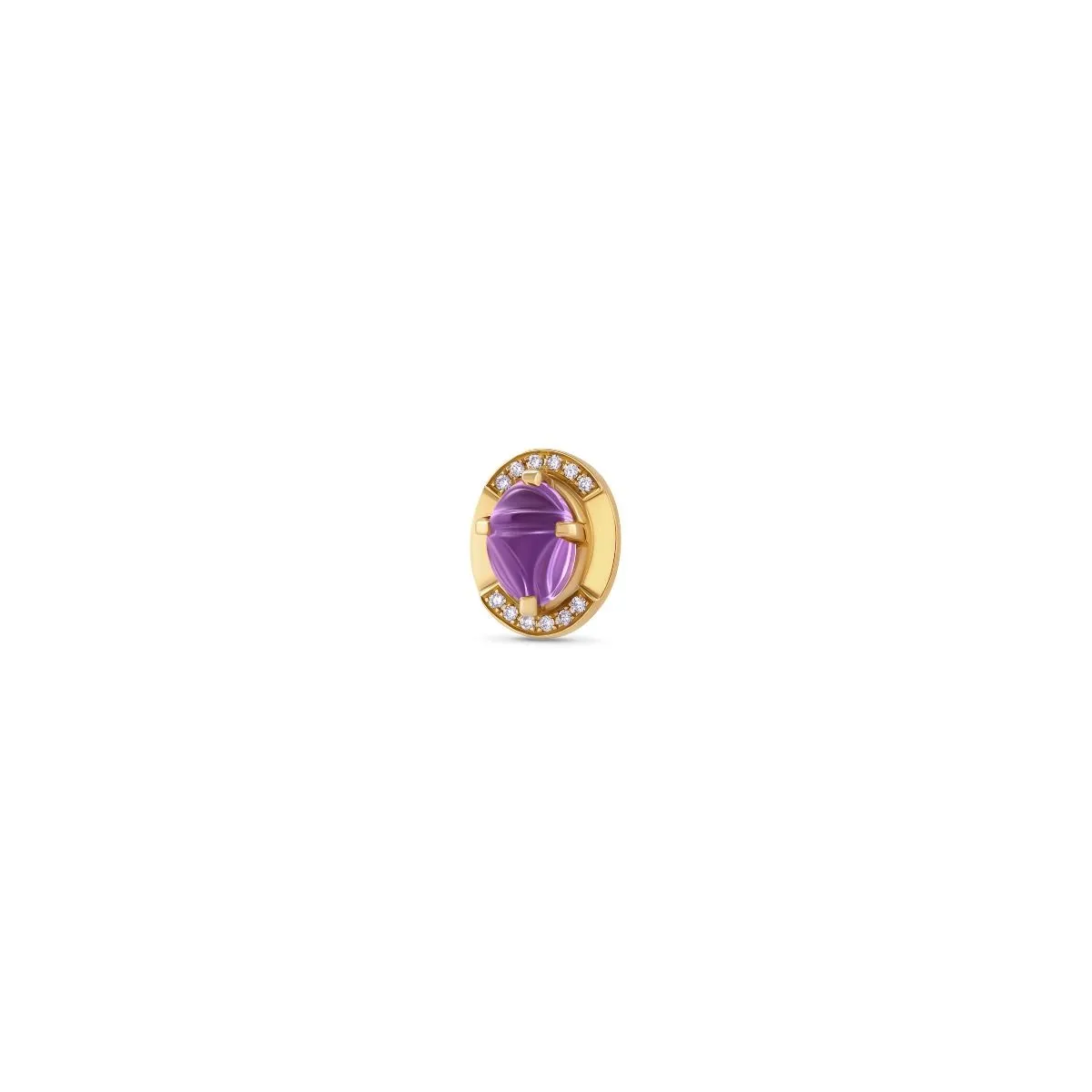 Scarab Stone Stud