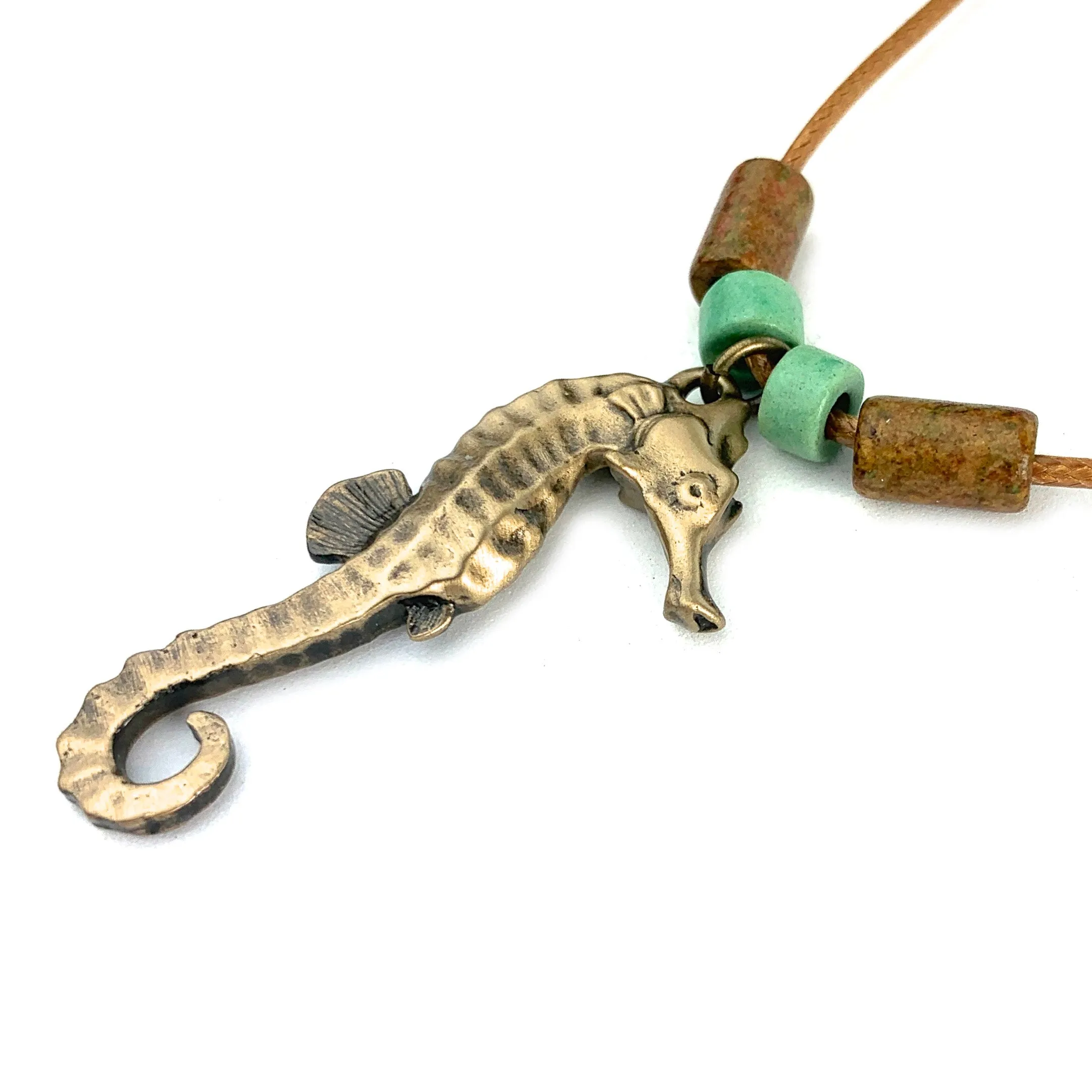 Seahorse Necklaces for Women- Bronze Sea Horse Jewelry for Women, Seahorse Gifts, Seahorse Charm, Seahorse Pendant