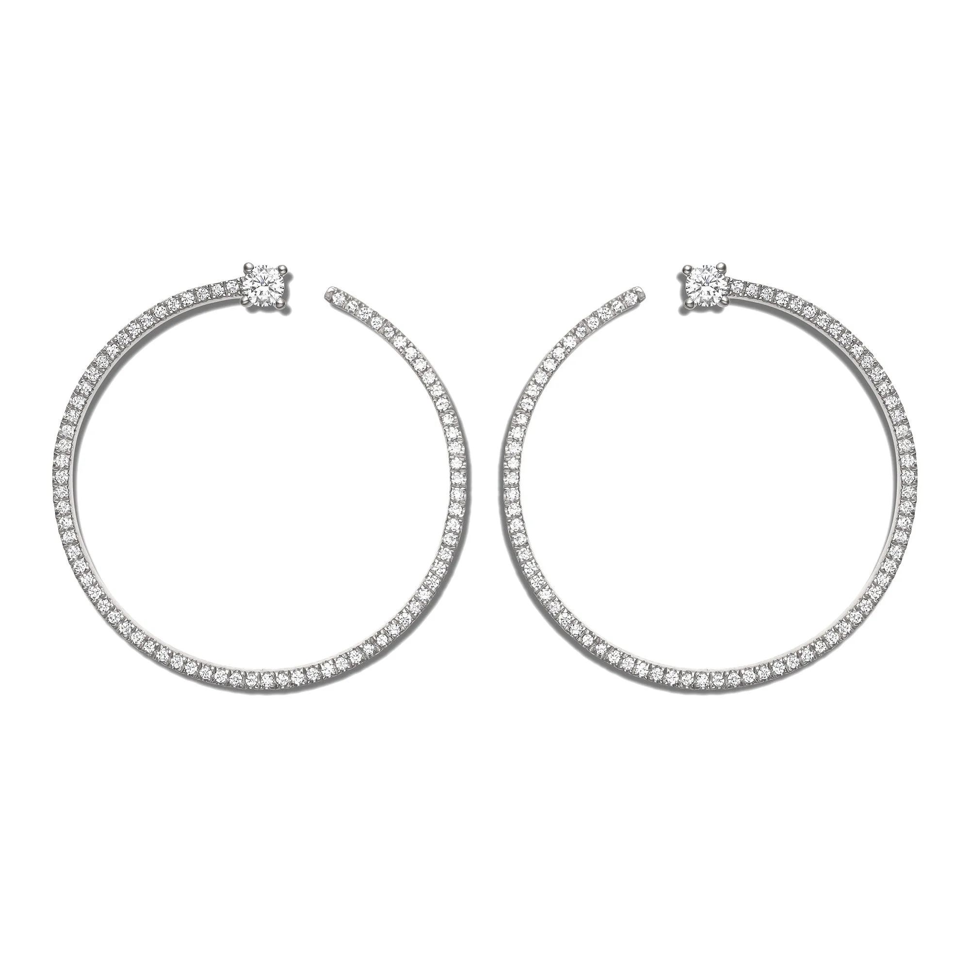 Shimmering Bardot Hoops