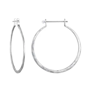 Silver Hoops Earrings