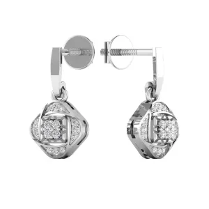 Silver Silhouette Drop Earring