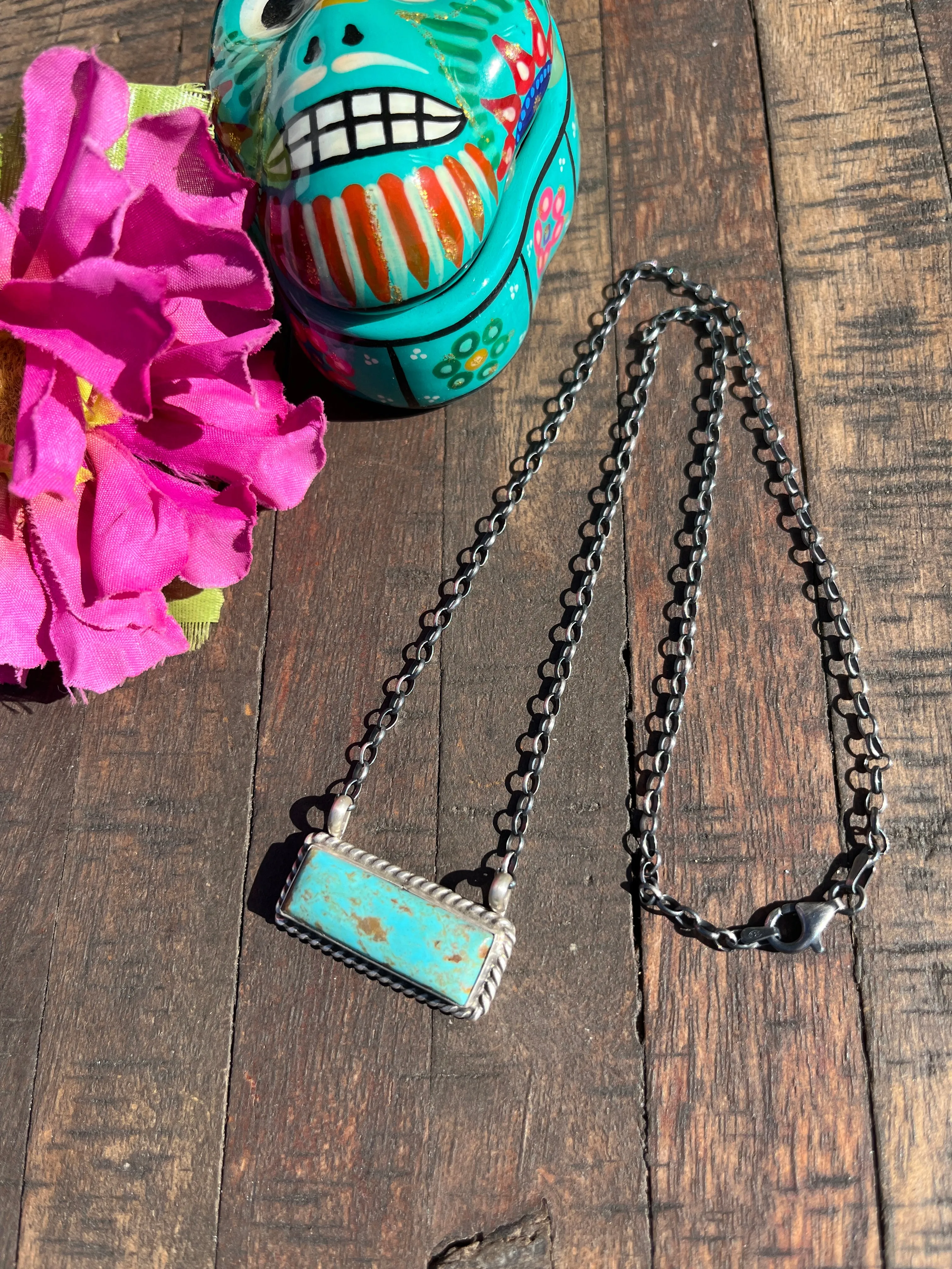 Simple Kingman Bar Necklace #18