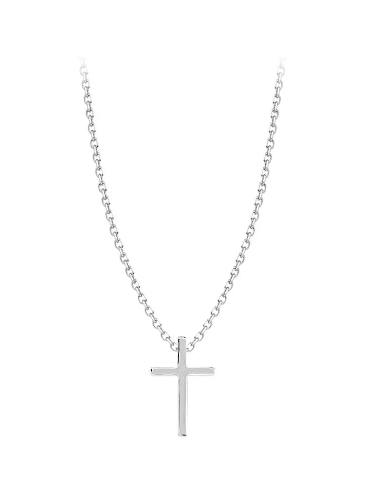 Simple Personality Cross Necklace Women