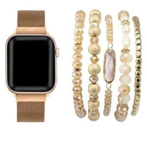 Skinny Metal Loop with Bracelet Band For Apple Watch - FINAL SALE