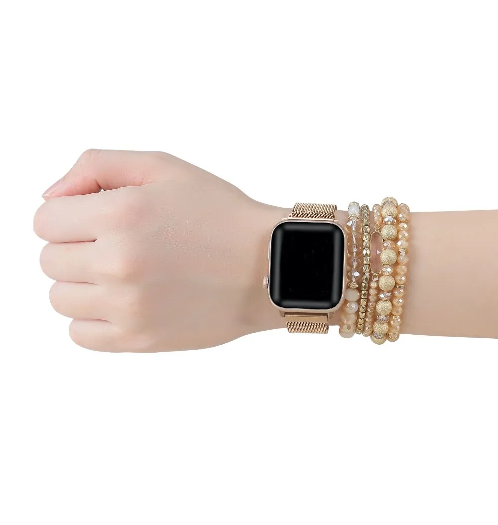 Skinny Metal Loop with Bracelet Band For Apple Watch - FINAL SALE