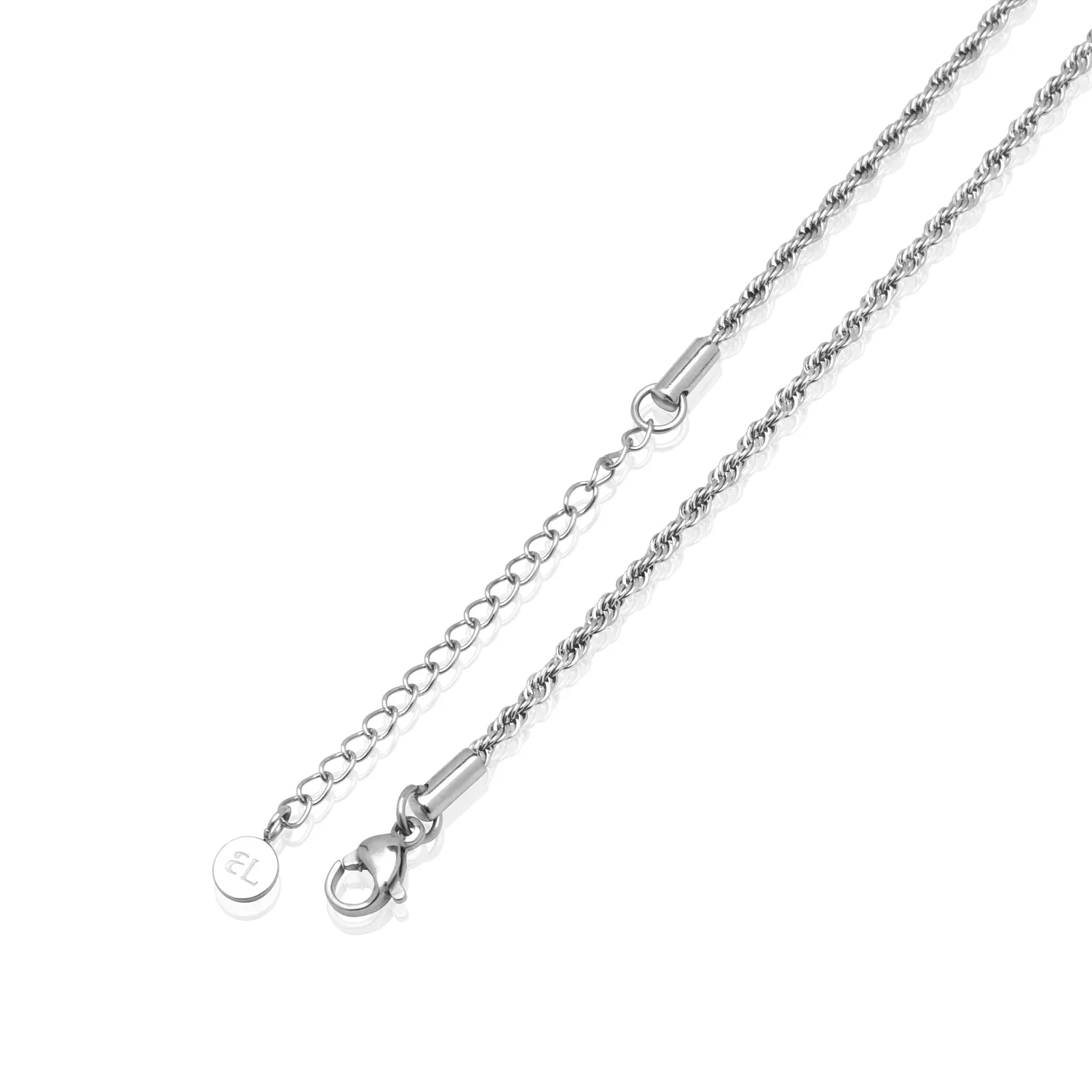 Small Rope Chain Bracelet (Silver)