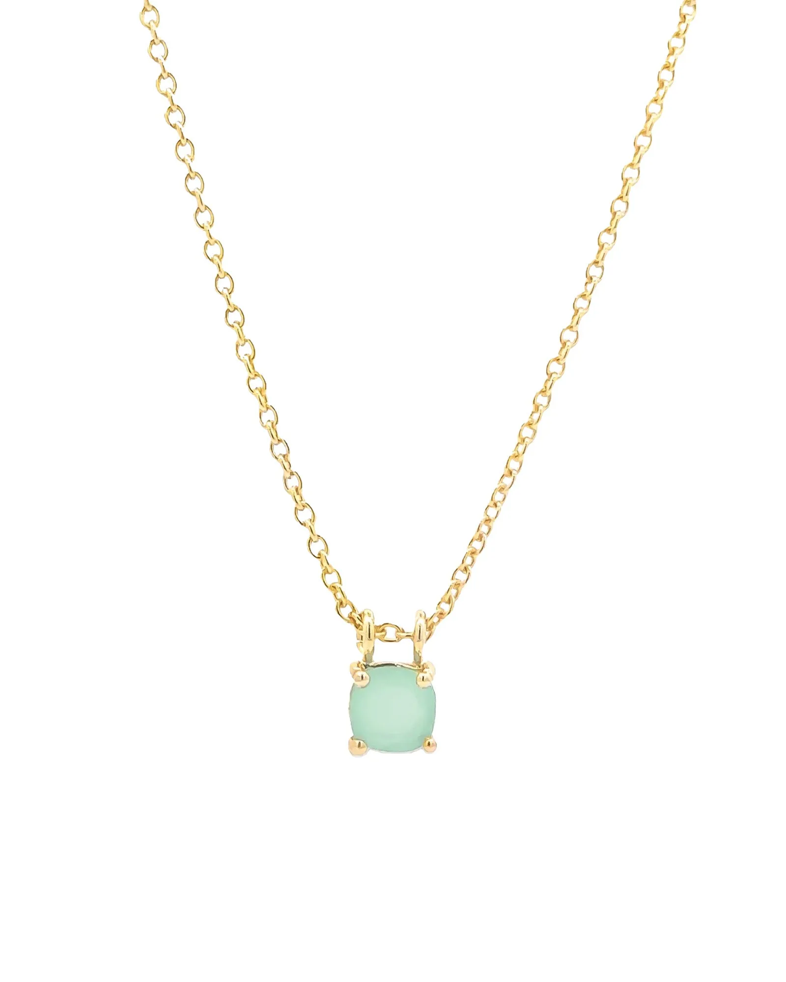 Square Stone Necklace