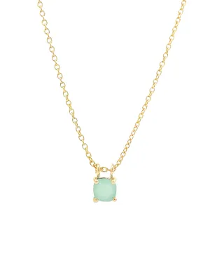 Square Stone Necklace