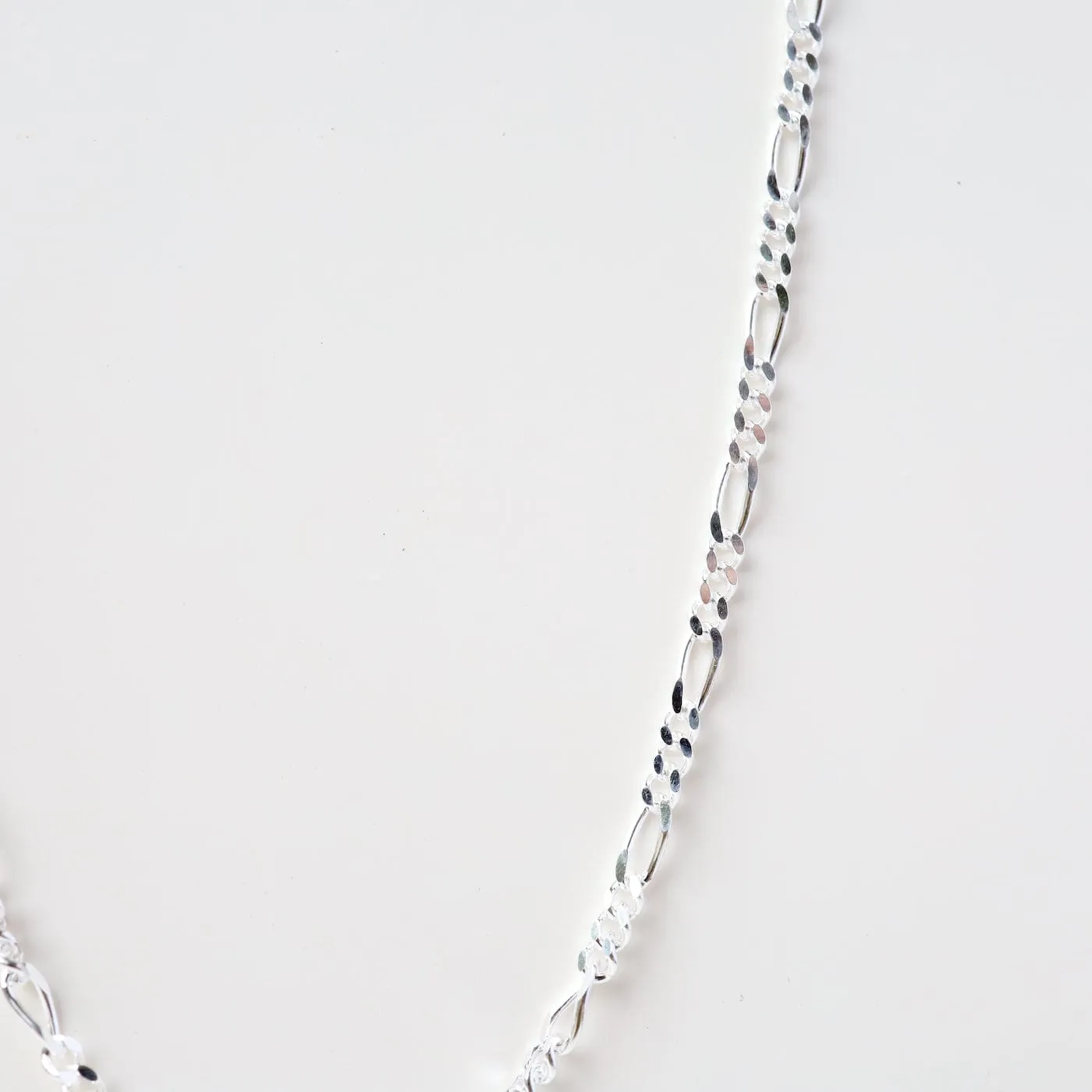 Sterling Silver Figaro Chain - 24"