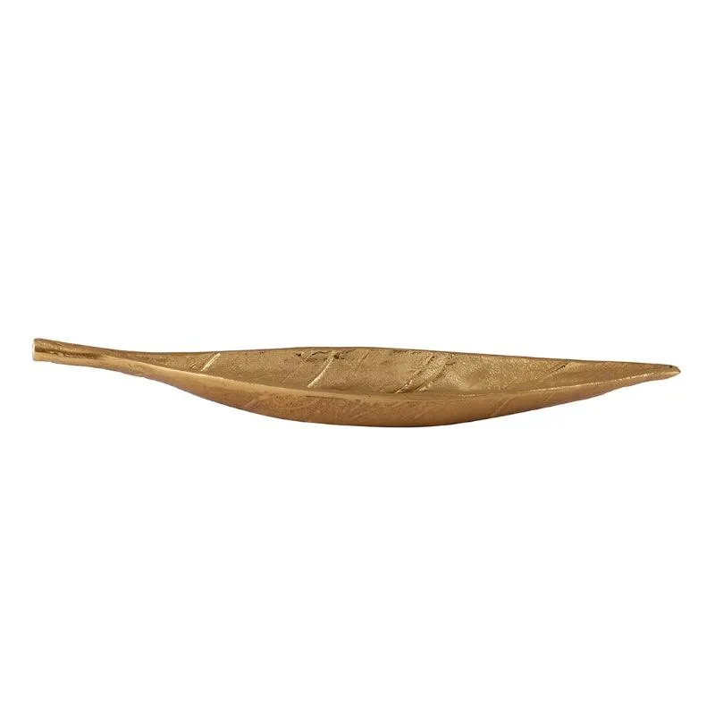 Straight Leaf Decorative Serving Tray Platter