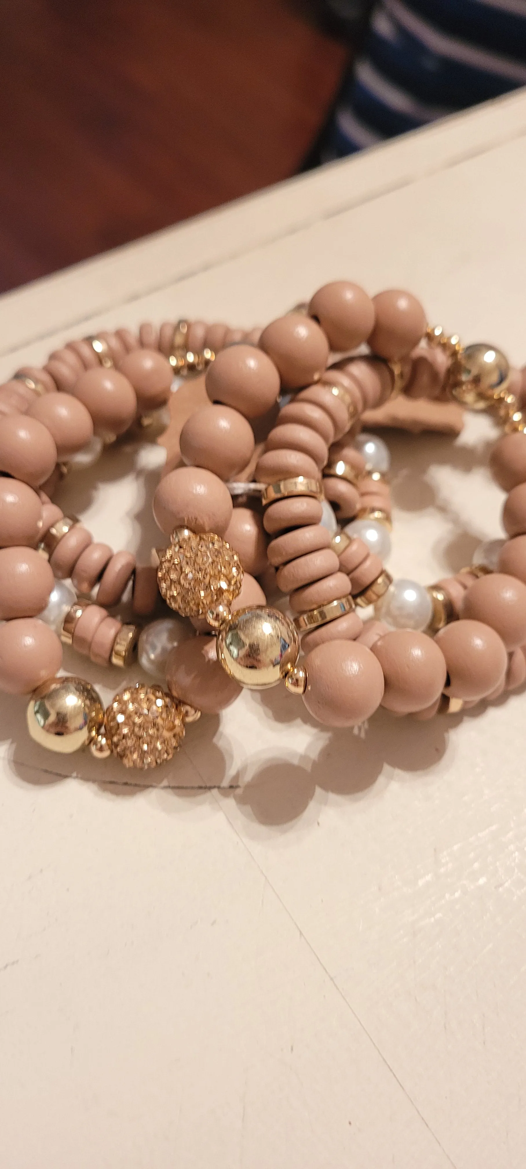 Tatum Stackable - Dusty Rose - Boho Bracelet