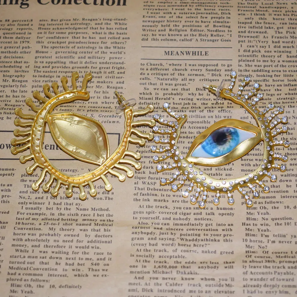 TEEK - Big Open Eye Earrings