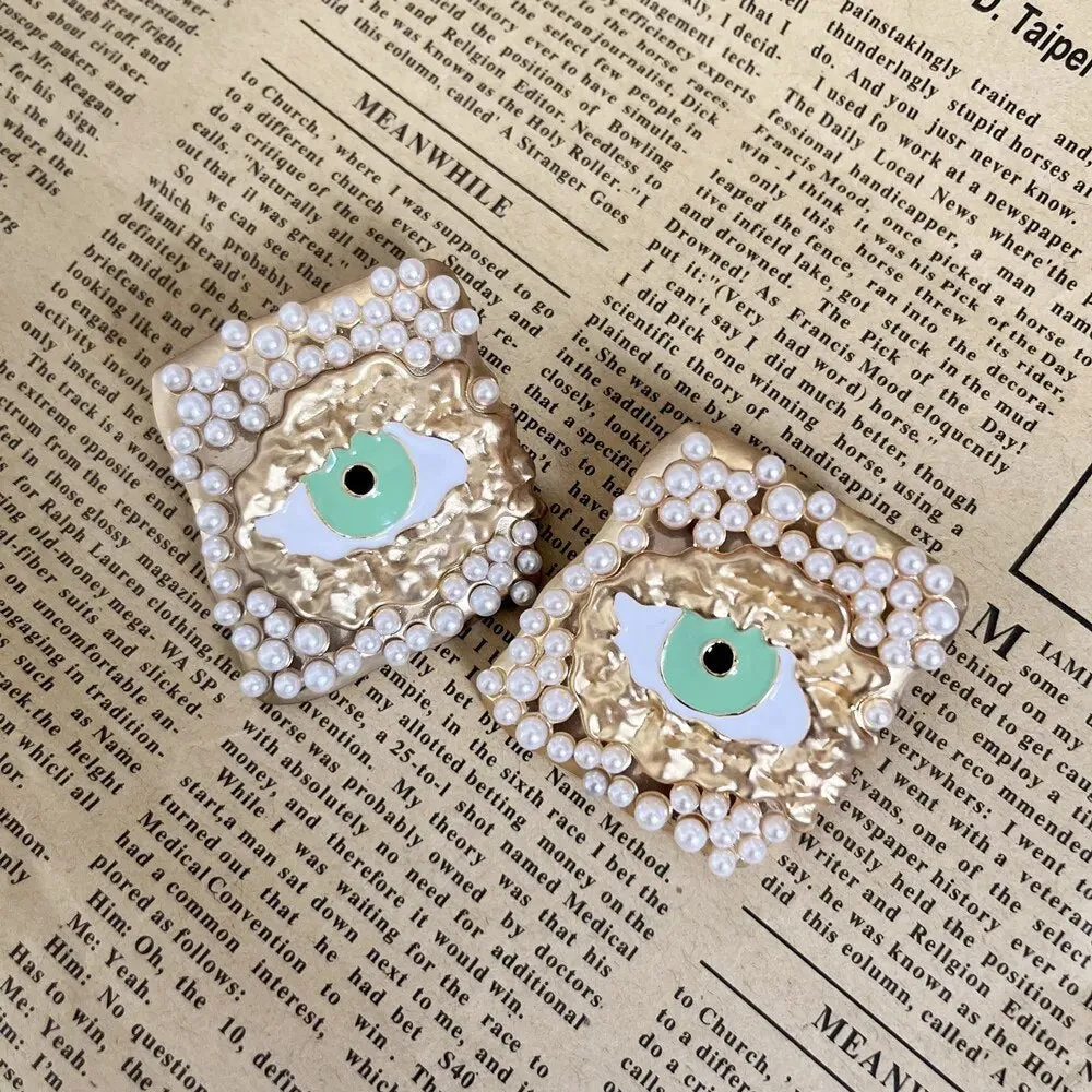 TEEK - Big Open Eye Earrings