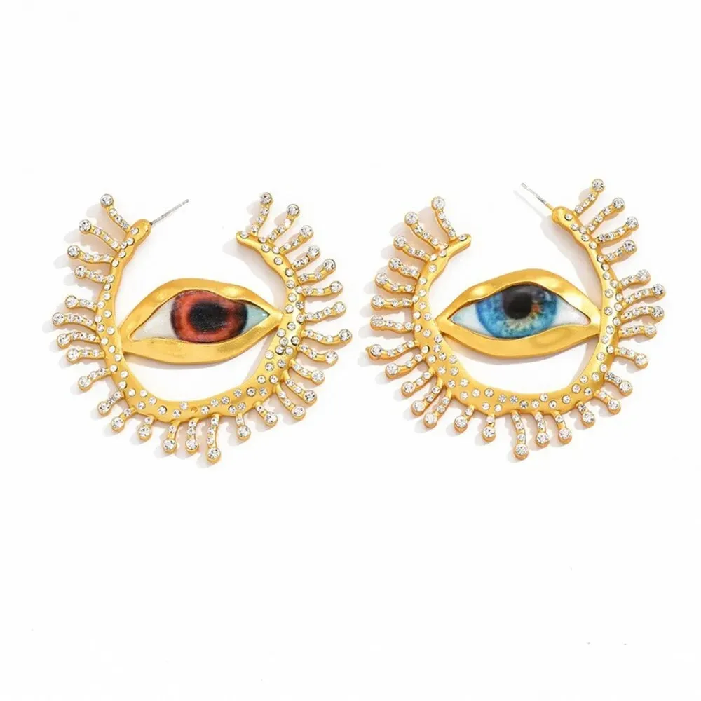 TEEK - Big Open Eye Earrings