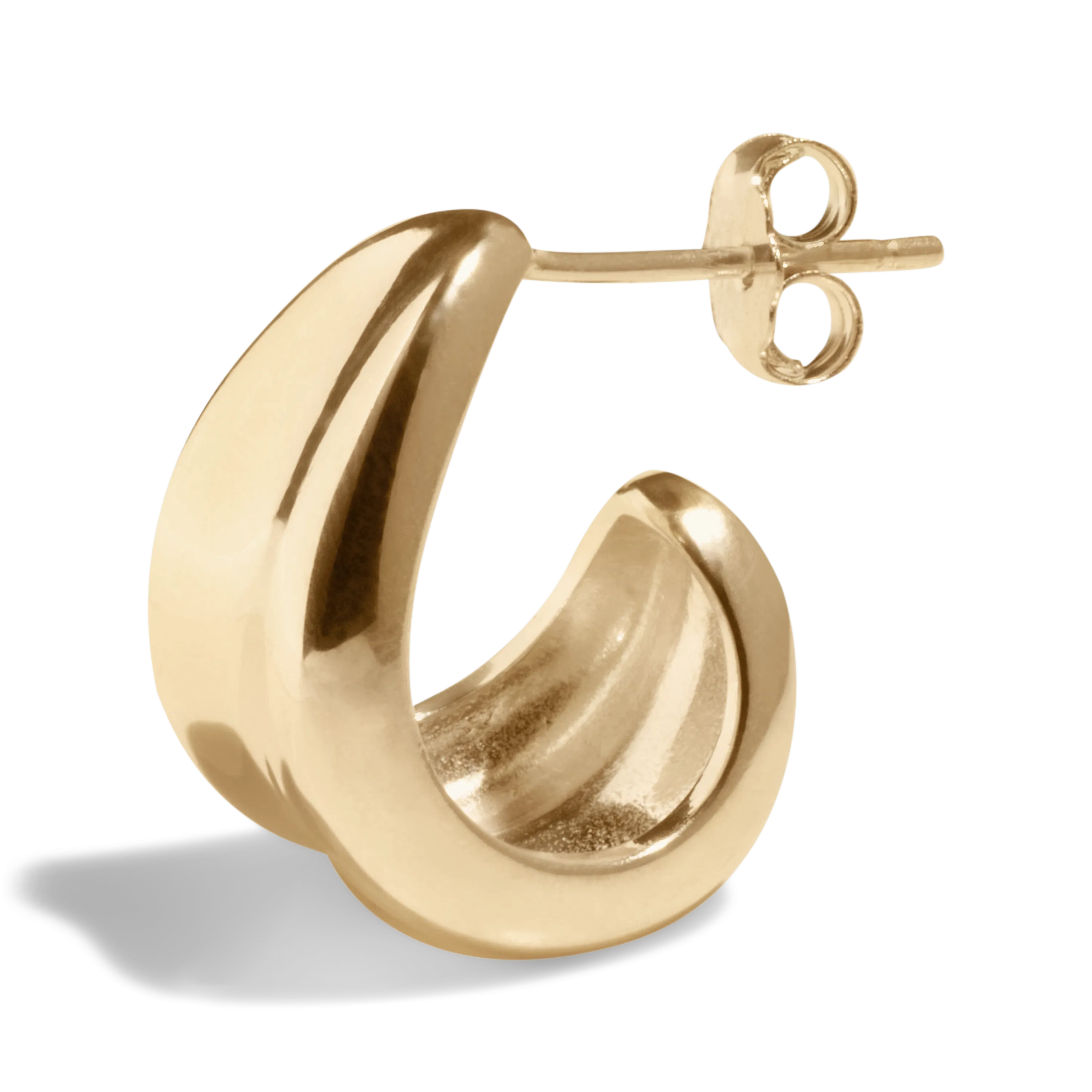 THE AVA HOOP  - 18k gold vermeil