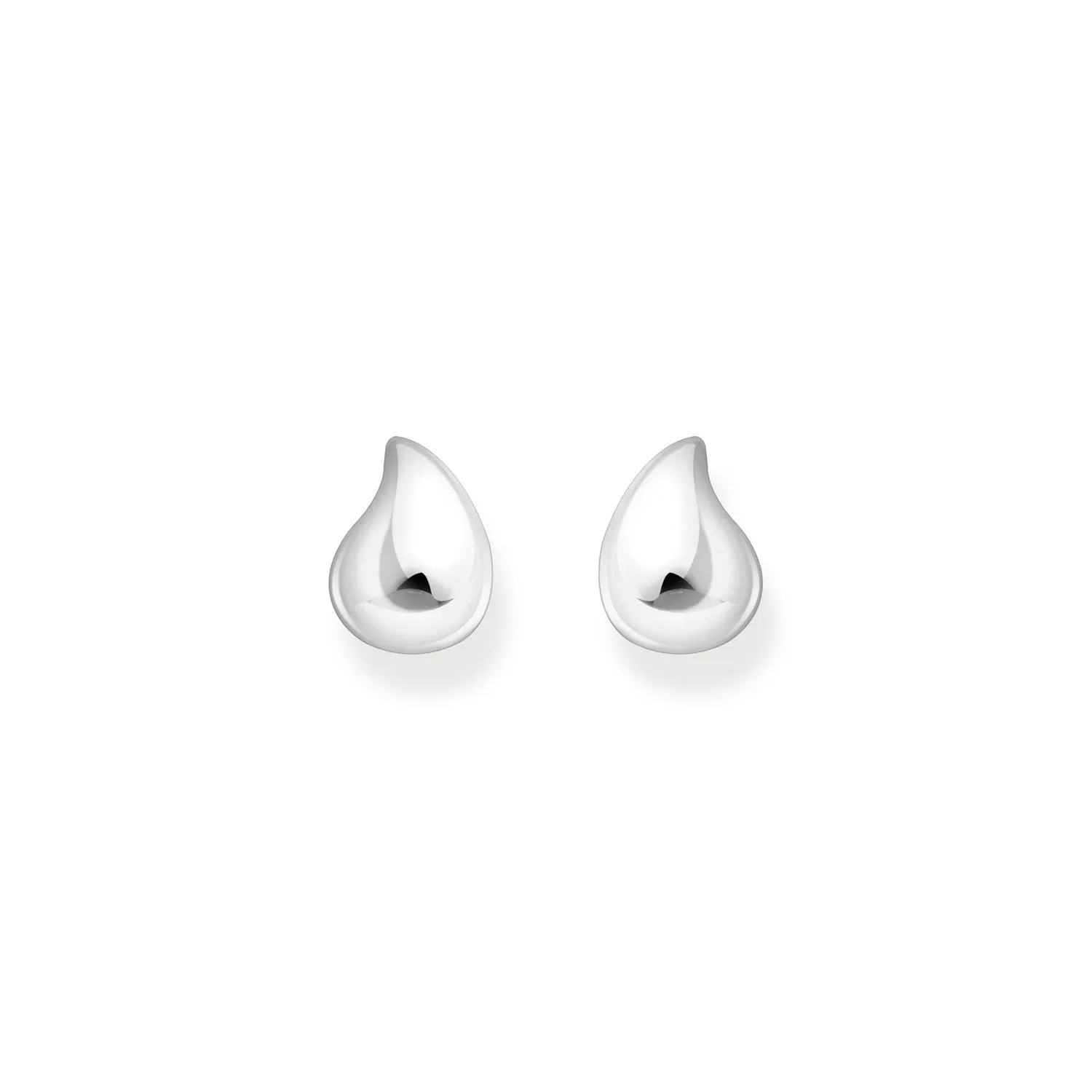 Thomas Sabo Sterling Silver Bold Organic Drop Stud Earrings