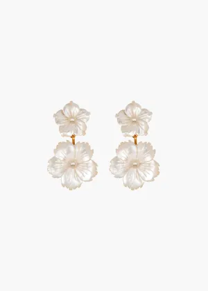 Tibby Earrings -- Mother of Pearl