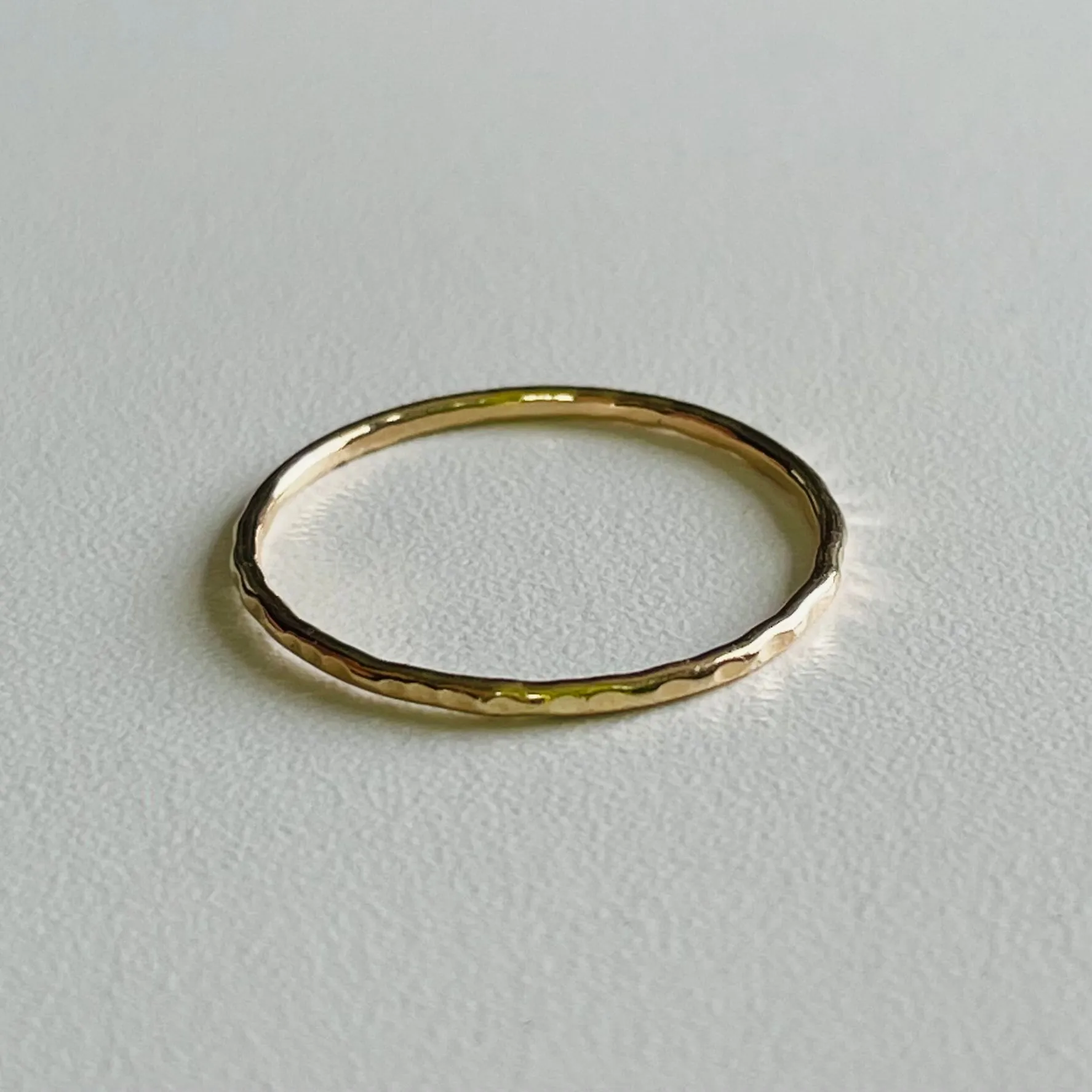 Tronco Hammered Ring