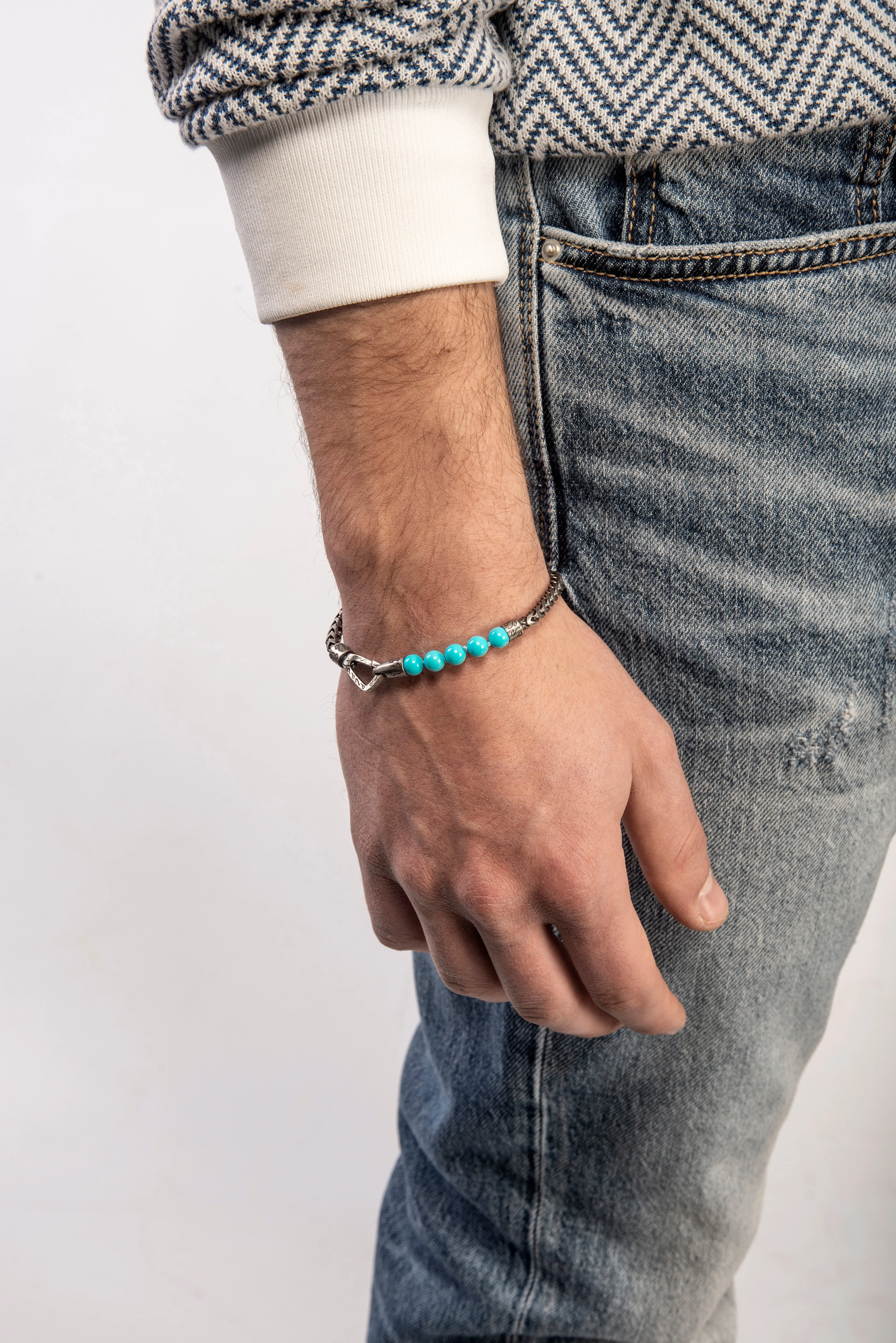 Ulysses Beaded Chain Bracelet