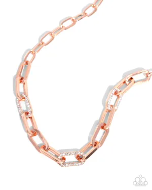 Understated Shimmer - Copper Necklace