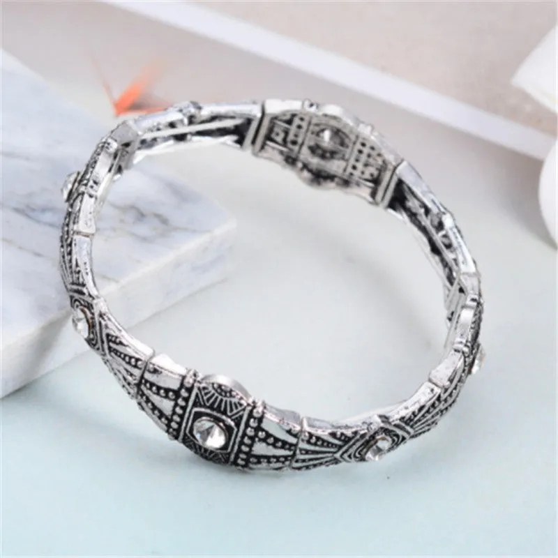 Unisex Geometric Boho Vintage Alloy Bracelet