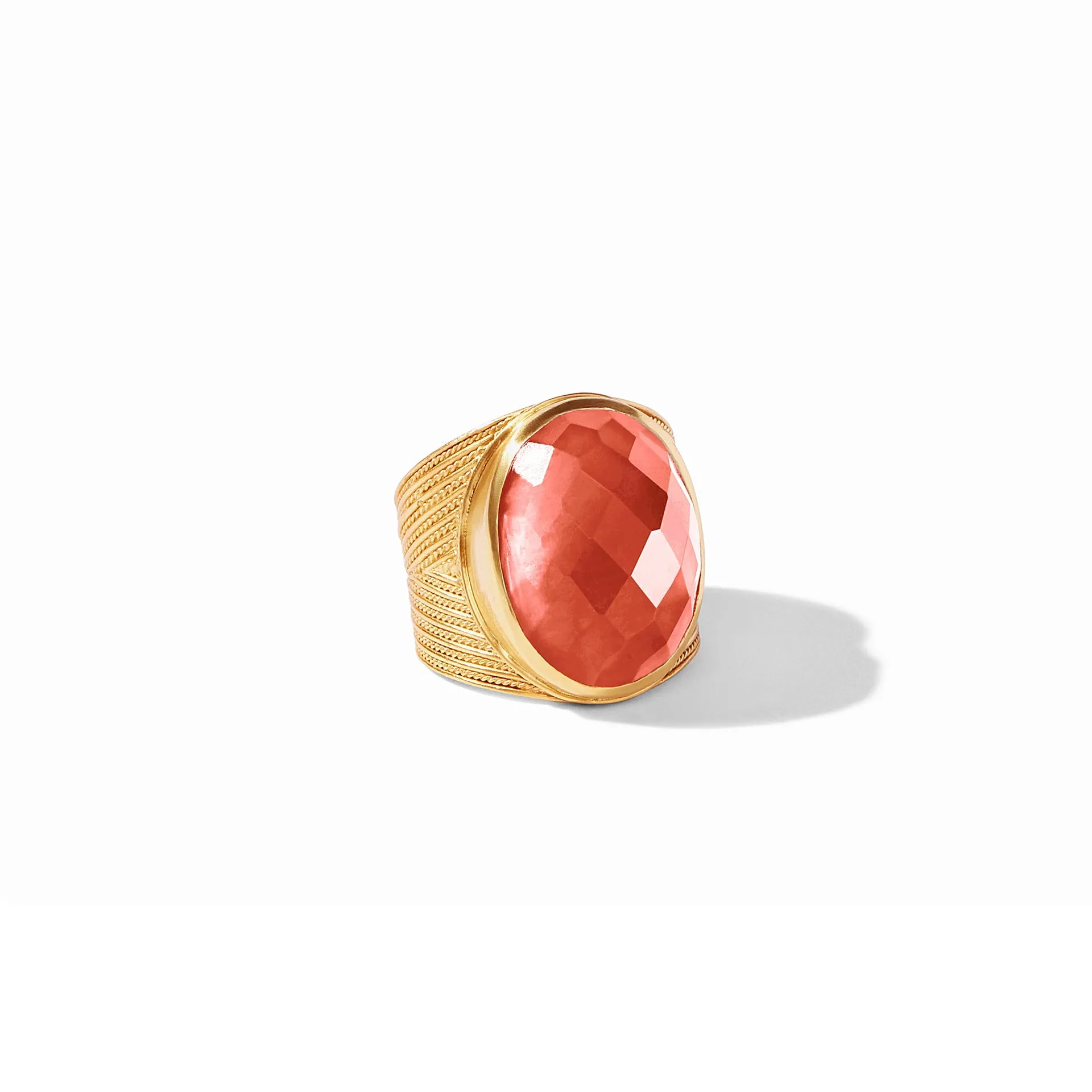 Verona Statement Ring Coral (Size 7)