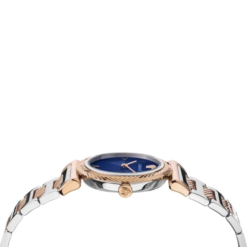 Versace V-Motif Ladies Rose Gold Watch VERE02020