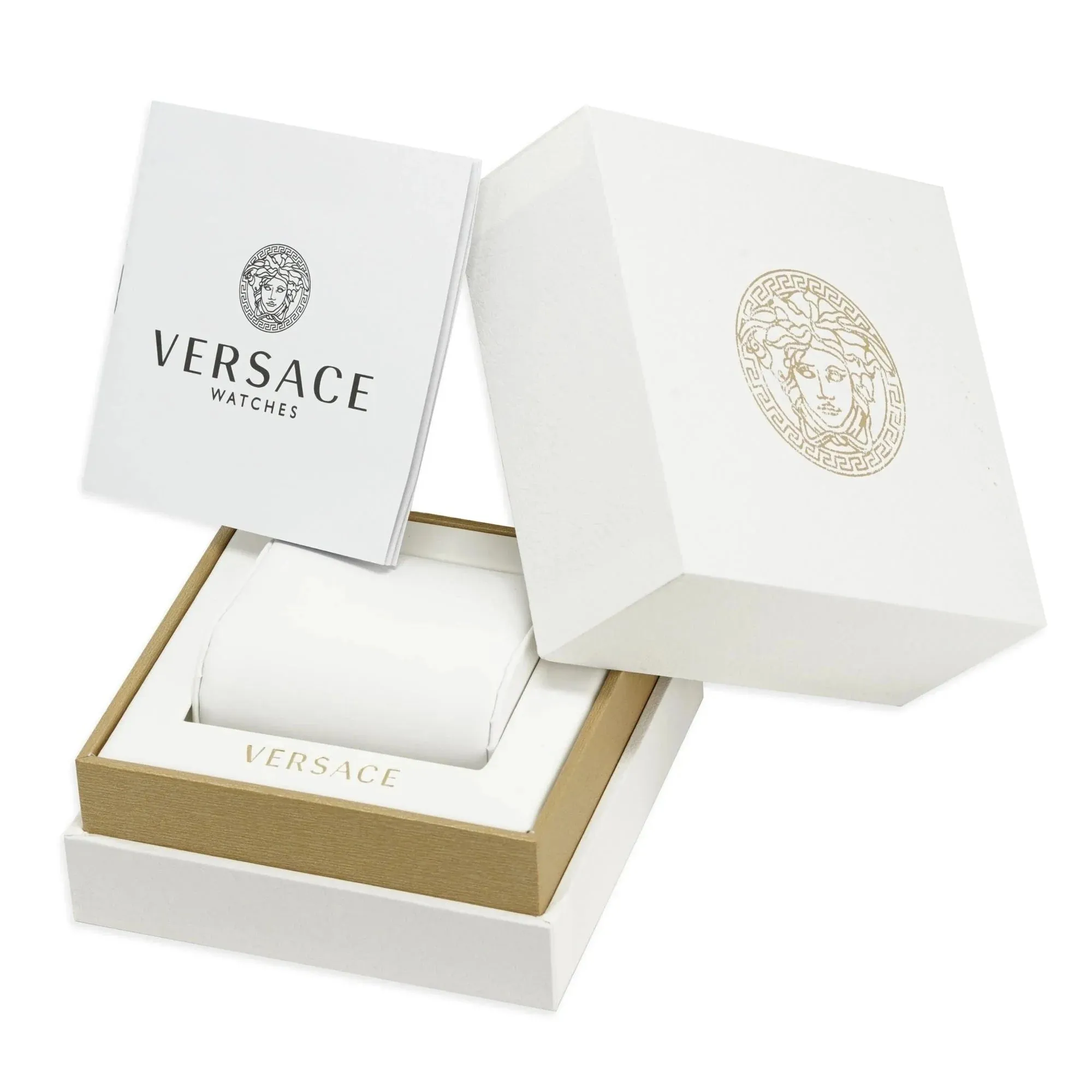 Versace V-Motif Ladies Rose Gold Watch VERE02020