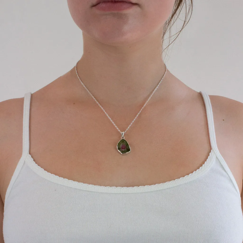 Watermelon Tourmaline Necklace