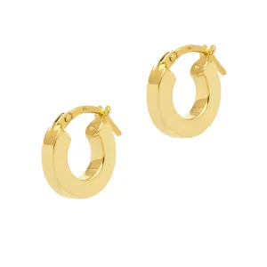 XXS Huggie Earrings - Gold